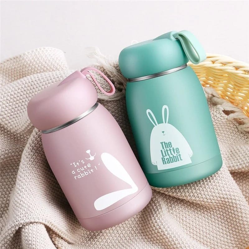 350ml Glass Insulated Water Bottle for Kids & Adults – Leakproof Travel Mug