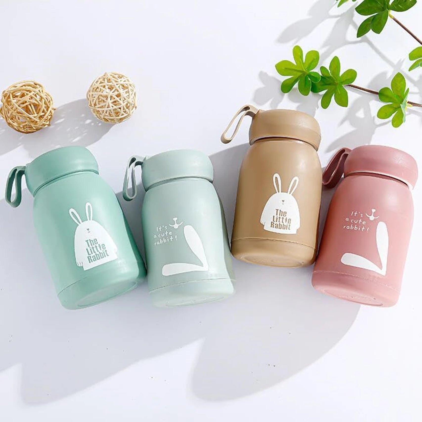 350ml Glass Insulated Water Bottle for Kids & Adults – Leakproof Travel Mug